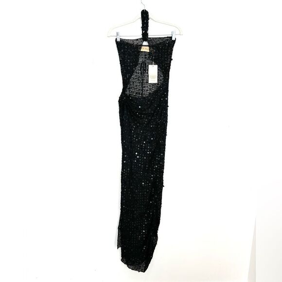 NWT Aya Muse Gyra knit cut out long dress - Picture 7 of 10